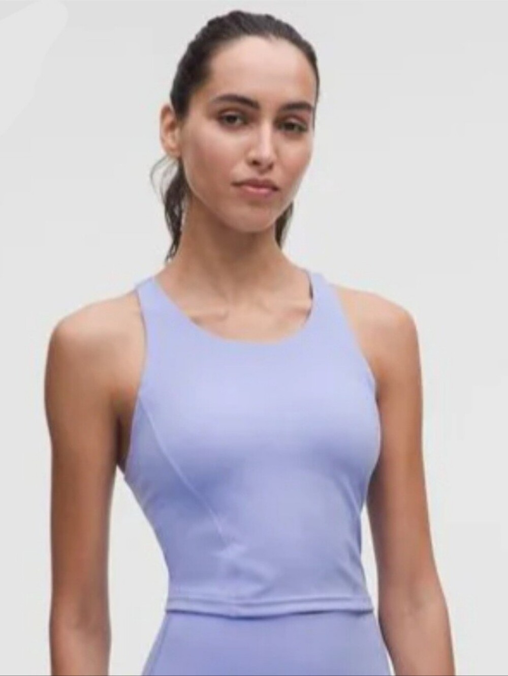 lululemon athletica Lavender High-Neck Seamless Sports Bra
